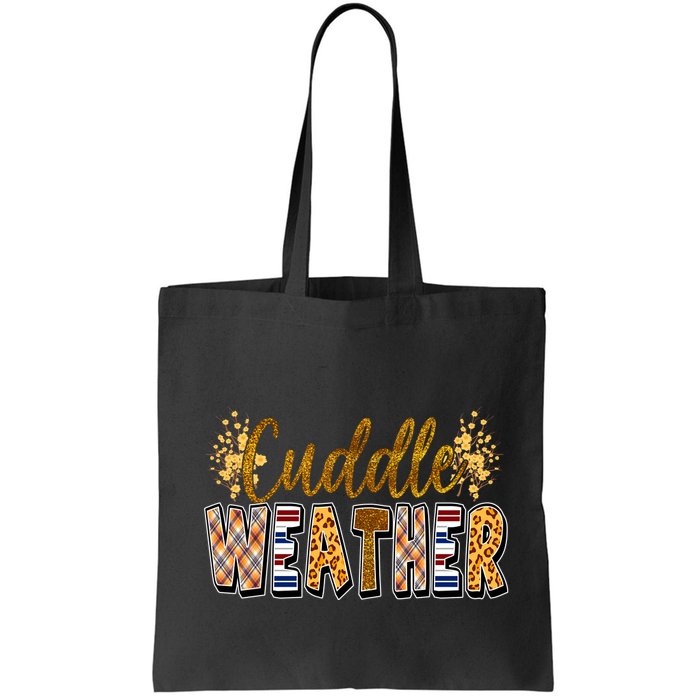 Cuddle Weather Cute Fall Pattern Bag