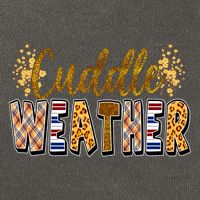 Cuddle Weather Cute Fall Pattern Cotton Canvas Backpack
