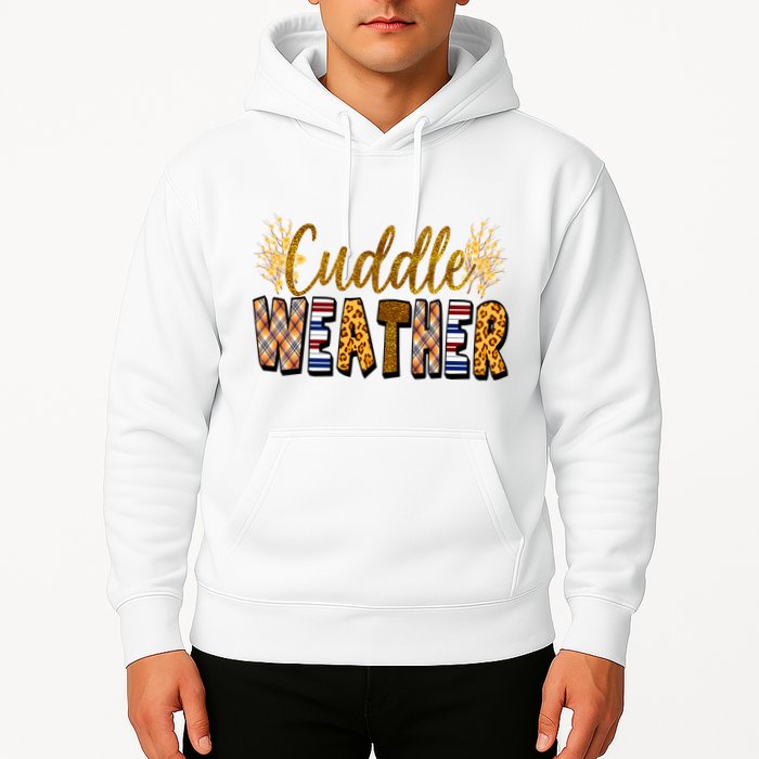 Cuddle Weather Cute Fall Pattern Hoodie