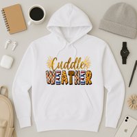 Cuddle Weather Cute Fall Pattern Hoodie