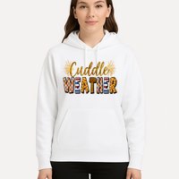 Cuddle Weather Cute Fall Pattern Hoodie