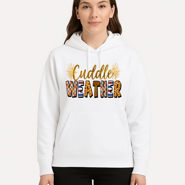 Cuddle Weather Cute Fall Pattern Hoodie