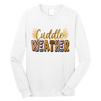 Cuddle Weather Cute Fall Pattern Long Sleeve Shirt