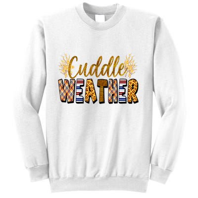 Cuddle Weather Cute Fall Pattern Sweatshirt