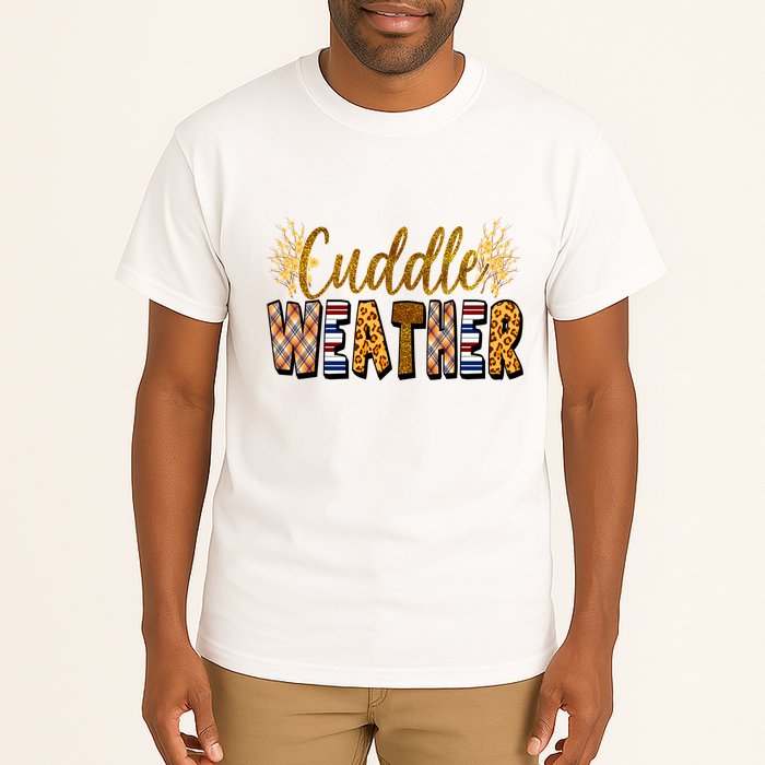 Cuddle Weather Cute Fall Pattern Tall T-Shirt
