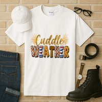 Cuddle Weather Cute Fall Pattern Tall T-Shirt