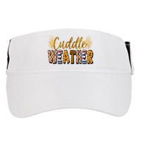 Cuddle Weather Cute Fall Pattern Adult Drive Performance Visor