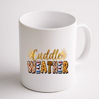 Cuddle Weather Cute Fall Pattern Mug