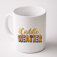 Cuddle Weather Cute Fall Pattern Mug