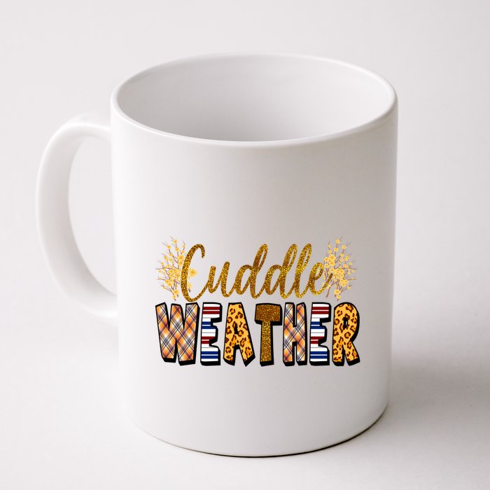 Cuddle Weather Cute Fall Pattern Mug