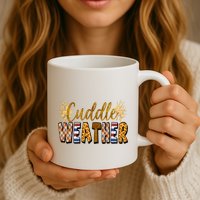 Cuddle Weather Cute Fall Pattern Mug