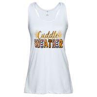 Cuddle Weather Cute Fall Pattern Ladies Essential Flowy Tank