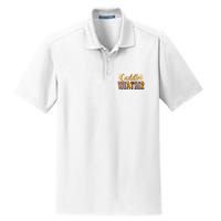 Cuddle Weather Cute Fall Pattern Dry Zone Grid Polo