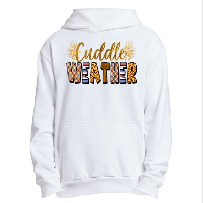 Cuddle Weather Cute Fall Pattern Urban Pullover Hoodie