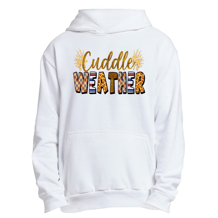 Cuddle Weather Cute Fall Pattern Urban Pullover Hoodie