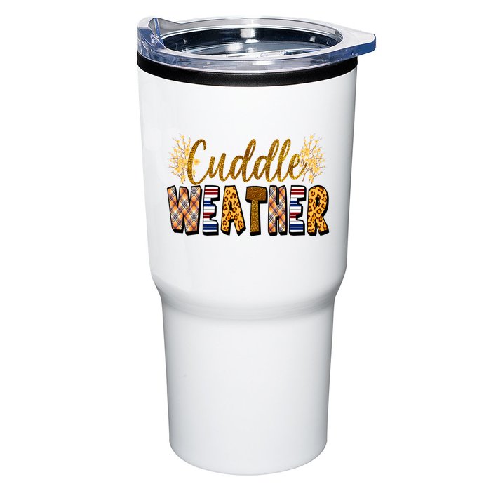 Cuddle Weather Cute Fall Pattern Tumbler