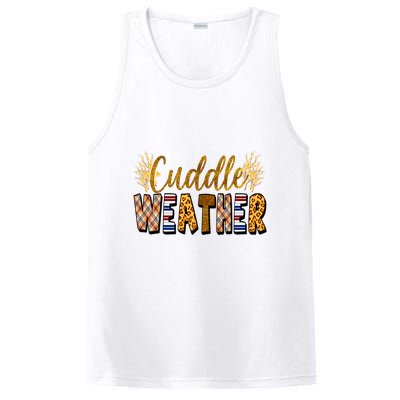 Cuddle Weather Cute Fall Pattern PosiCharge Competitor Tank