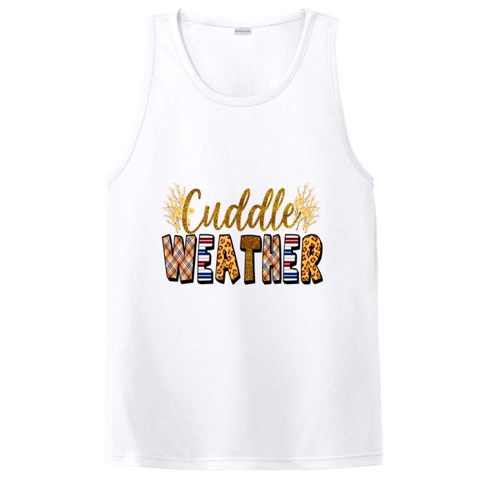 Cuddle Weather Cute Fall Pattern PosiCharge Competitor Tank
