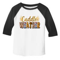 Cuddle Weather Cute Fall Pattern Toddler Fine Jersey T-Shirt
