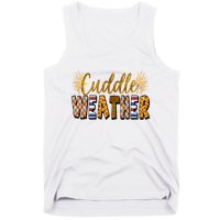Cuddle Weather Cute Fall Pattern Tank Top