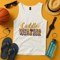 Cuddle Weather Cute Fall Pattern Tank Top