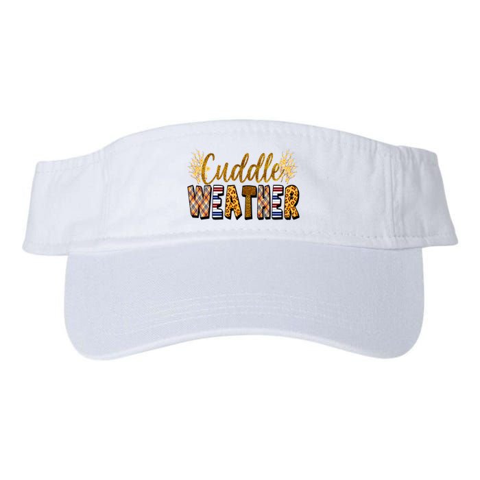 Cuddle Weather Cute Fall Pattern Visor