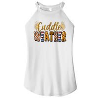 Cuddle Weather Cute Fall Pattern Women’s Perfect Tri Rocker Tank