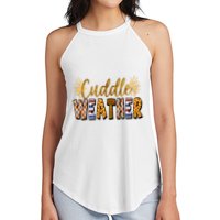Cuddle Weather Cute Fall Pattern Women's Perfect Tri Rocker Tank
