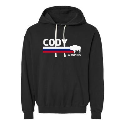 Cody Wyoming Garment-Dyed Fleece Hoodie