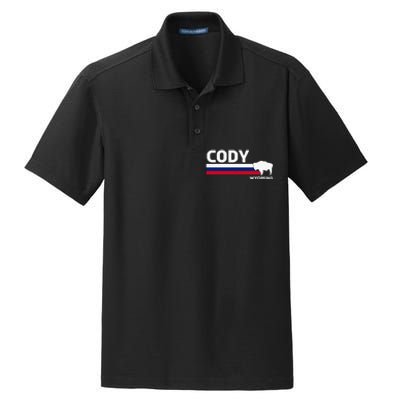 Cody Wyoming Dry Zone Grid Polo