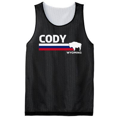 Cody Wyoming Mesh Reversible Basketball Jersey Tank