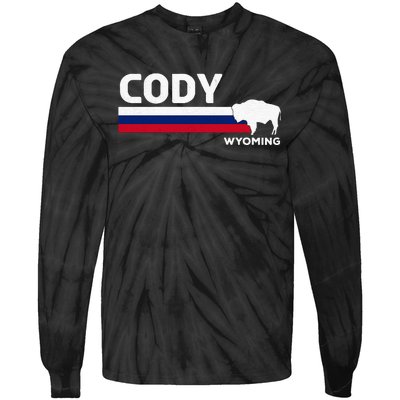 Cody Wyoming Tie-Dye Long Sleeve Shirt