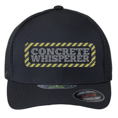 Concrete Whisperer Concrete Finisher Flexfit Unipanel Trucker Cap