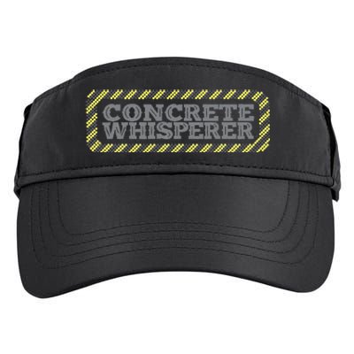 Concrete Whisperer Concrete Finisher Adult Drive Performance Visor