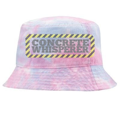 Concrete Whisperer Concrete Finisher Tie-Dyed Bucket Hat