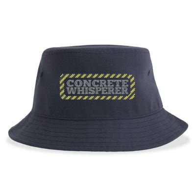 Concrete Whisperer Concrete Finisher Sustainable Bucket Hat