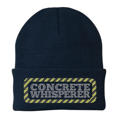 Concrete Whisperer Concrete Finisher Knit Cap Winter Beanie