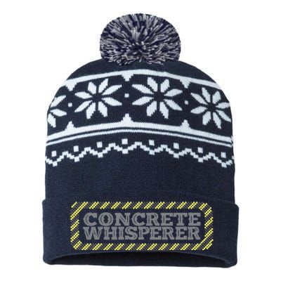 Concrete Whisperer Concrete Finisher USA-Made Snowflake Beanie