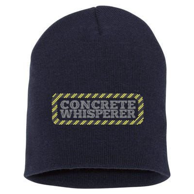 Concrete Whisperer Concrete Finisher Short Acrylic Beanie