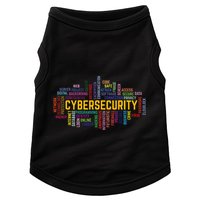 Cybersecurity Word Cloud Cyber Security Gift Cybersecurity Doggie Tank