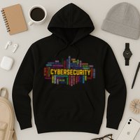 Cybersecurity Word Cloud Cyber Security Gift Cybersecurity Hoodie