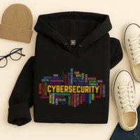 Cybersecurity Word Cloud Cyber Security Gift Cybersecurity Hoodie