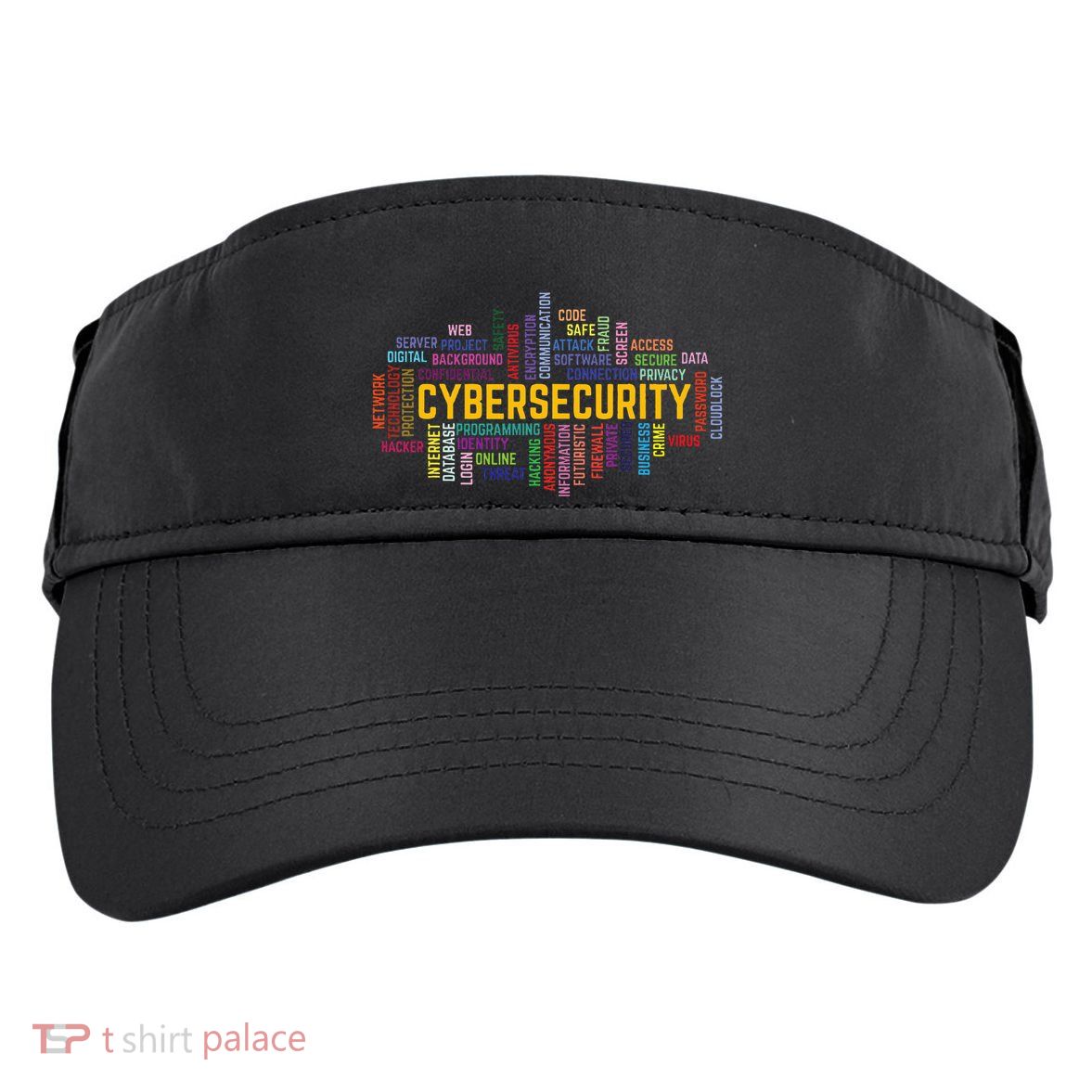Cybersecurity Word Cloud Cyber Security Gift Cybersecurity Adult Drive Performance Visor