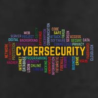 Cybersecurity Word Cloud Cyber Security Gift Cybersecurity 25L Jumbo Tote