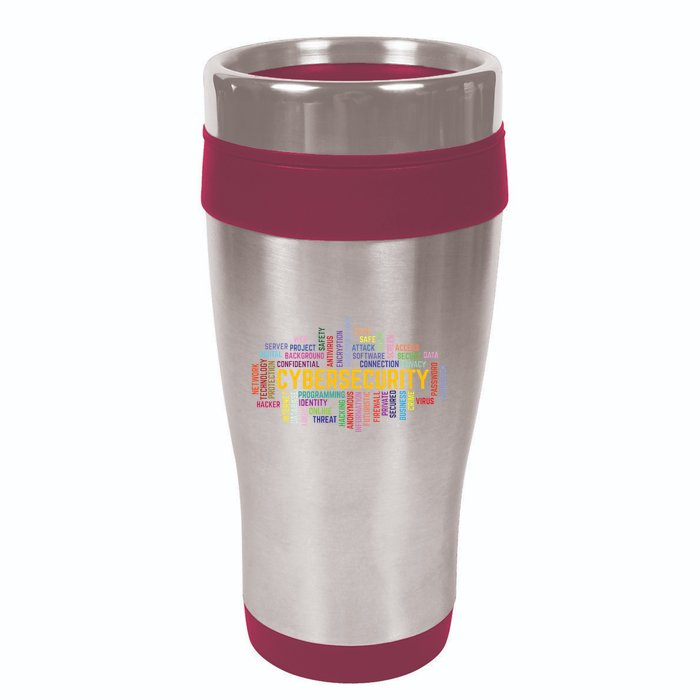 Cybersecurity Word Cloud Cyber Security Gift Cybersecurity 16oz Travel Tumbler