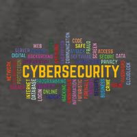 Cybersecurity Word Cloud Cyber Security Gift Cybersecurity Vector Backpack