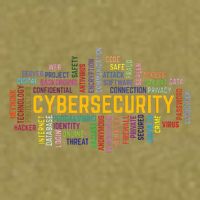 Cybersecurity Word Cloud Cyber Security Gift Cybersecurity Garment-Dyed Women's Muscle Tee