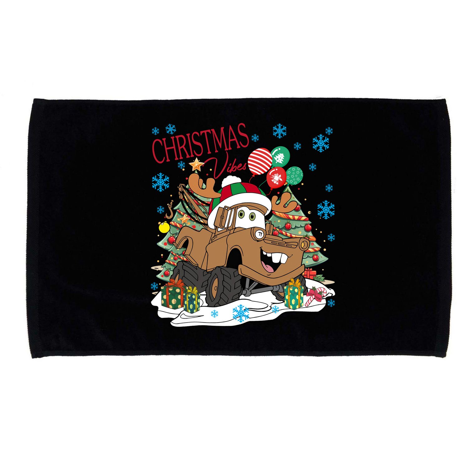 Christmas Wishes Cars Christmas Cars Tow Mater Microfiber Hand Towel