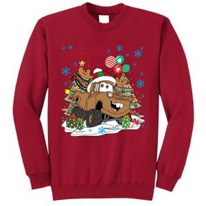 Christmas Wishes Cars Christmas Cars Tow Mater Tall Sweatshirt