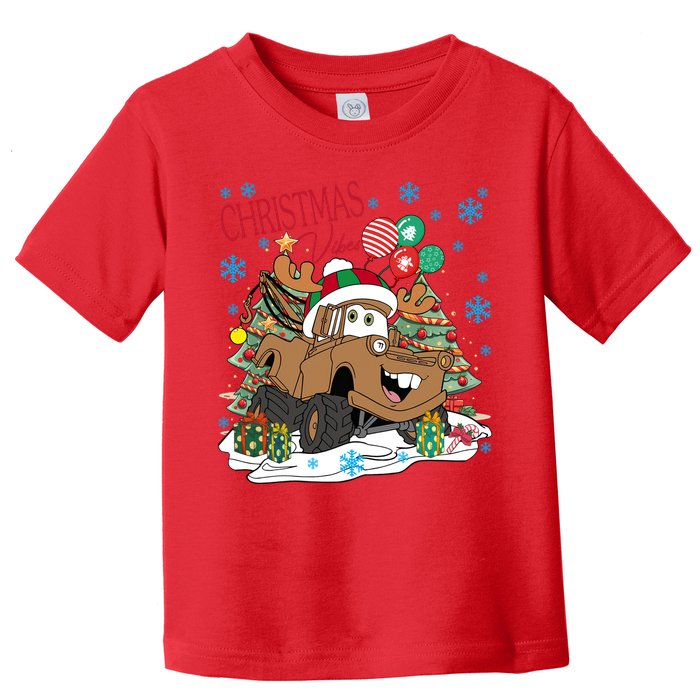 Christmas Wishes Cars Christmas Cars Tow Mater Toddler T-Shirt